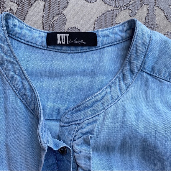 Ruffle Trim Chambray Shirt
KUT FROM THE KLOTH - Picture 6 of 8